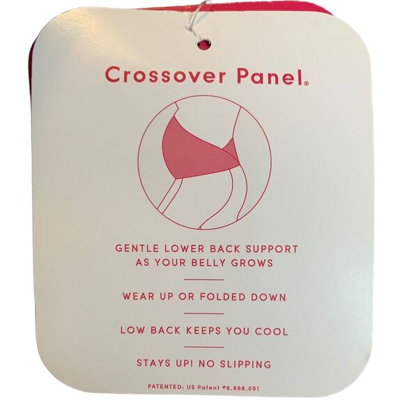 MATERNITY Jeans INGRID & ISABEL Crossover Panel Vintage Straight Capri's size 4 - Picture 5 of 7